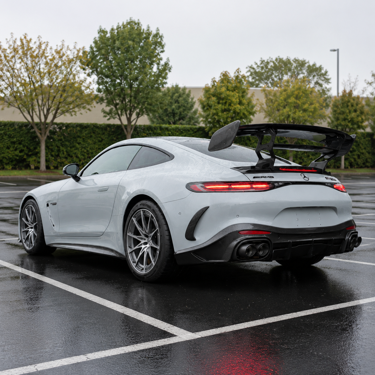 2024+ Mercedes AMG GT43/GT55/GT63/GT63 Pro S-Style Carbon Fiber Rear Trunk Spoiler | C192