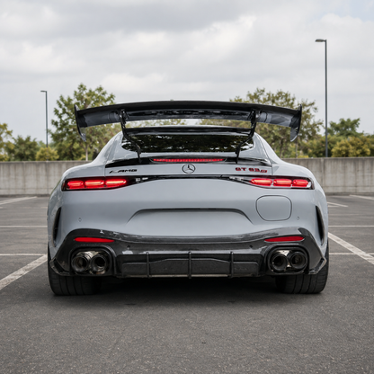 2024+ Mercedes AMG GT43/GT55/GT63/GT63 Pro S-Style Carbon Fiber Rear Trunk Spoiler | C192