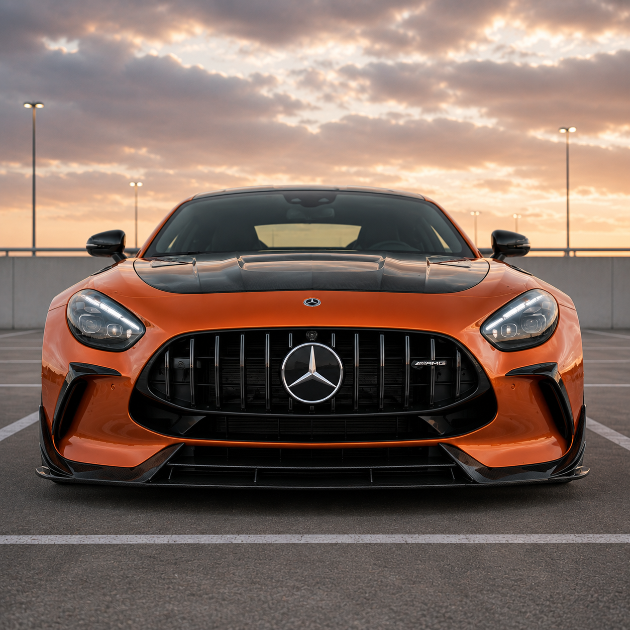 2024+ Mercedes AMG GT55/GT63/GT63 Pro S Style Carbon Fiber Front Lip | C192