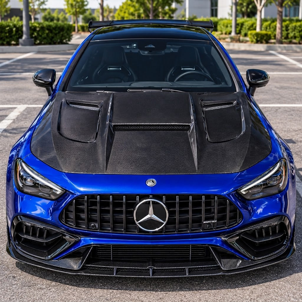 2024+ Mercedes-Benz CLE-Class/CLE53 AMG V Style Carbon Fiber Hood | C236/A236