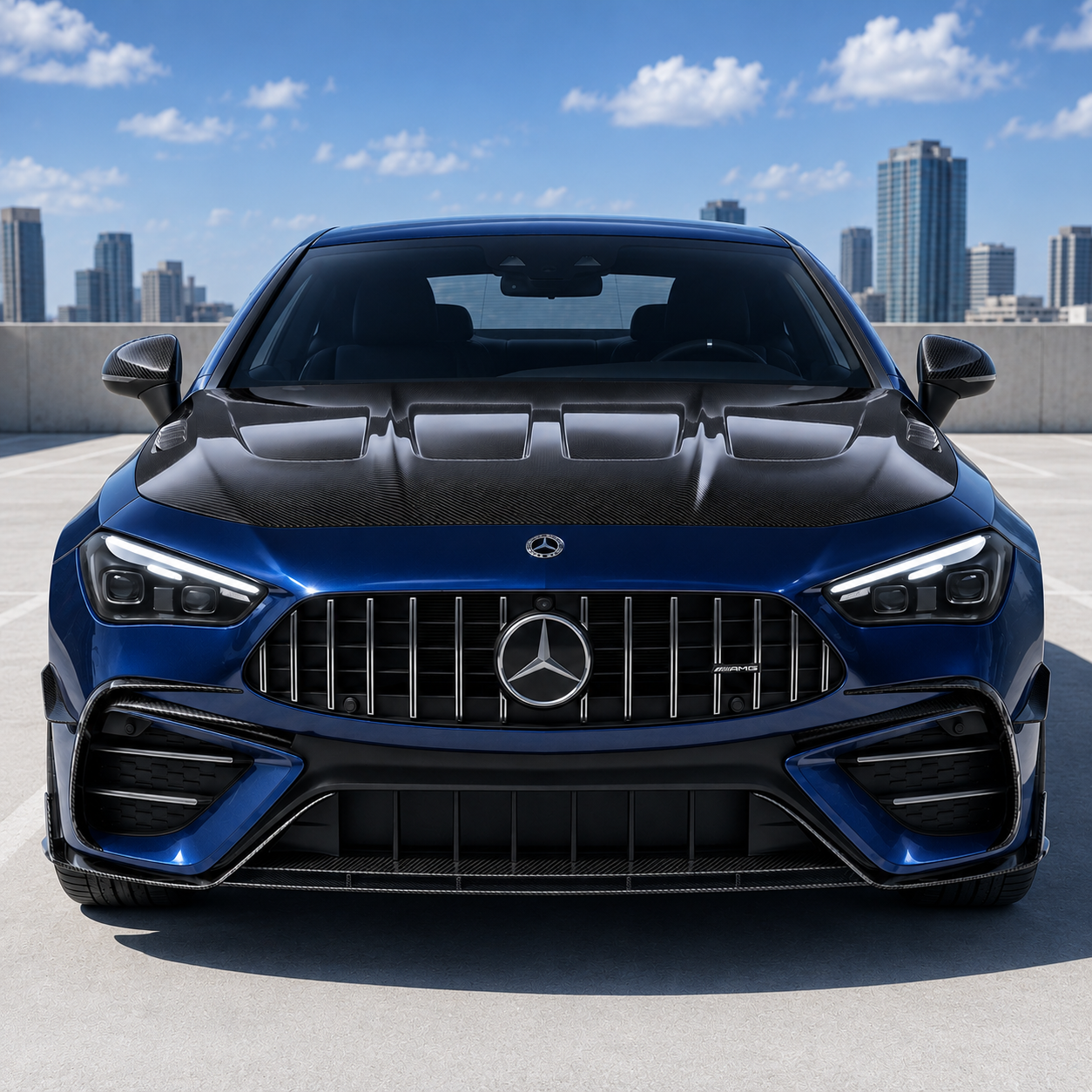 2024+ Mercedes Benz CLE53 AMG PK Style Carbon Fiber Hood | C236/A236