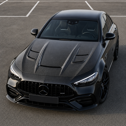 2024+ Mercedes Benz CLE53 PK2 Style Carbon Fiber Hood | C236/A236