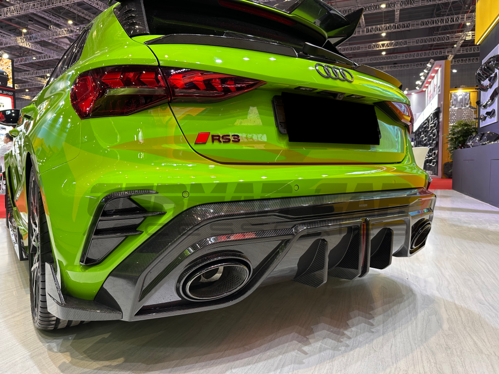 2025+ Audi RS3 Carbon Fiber Rear Diffuser | 8Y.5 RS3 - Rear Diffusers