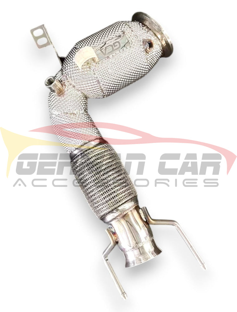 2019 + BMW 2-Series Downpipe | F44 Yes Heat Shield / 200 Cell Euro 6 Sport High Flow Cat Downpipes