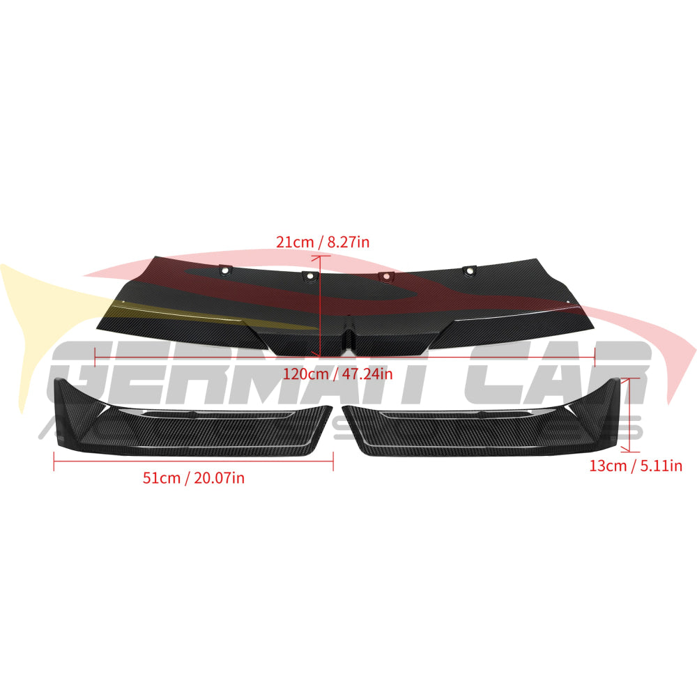 2025+ BMW X3 20/30/M50 Carbon Fiber Front Lip | G45/G48 Front Lips/Splitters