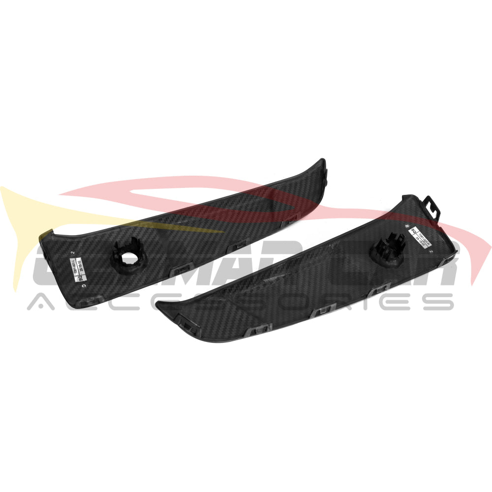 2025+ BMW X3 20/30/M50 Carbon Fiber Rear Bumper Canards | G45/G48 Additional Accessories