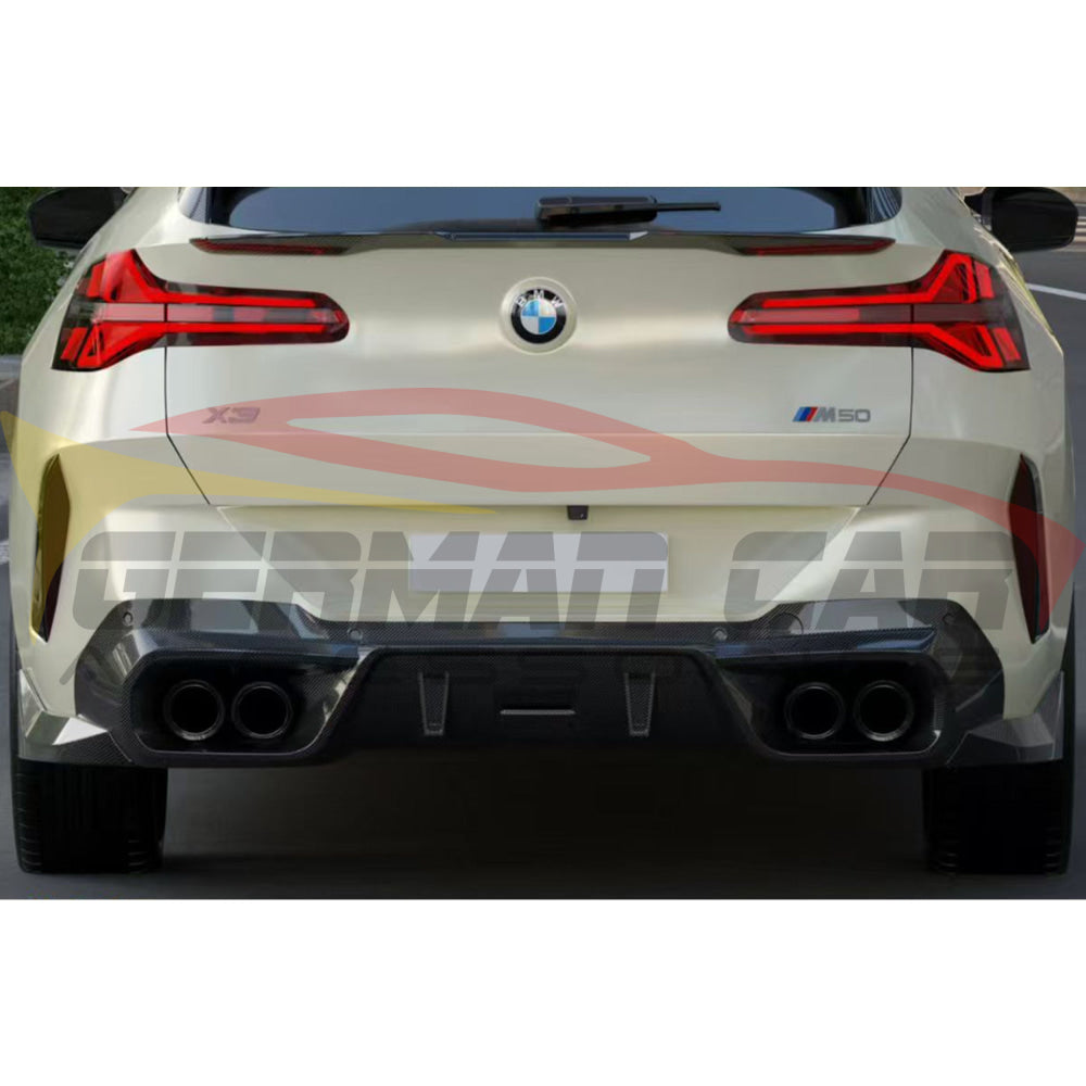 2025+ BMW X3 20/30/M50 Carbon Fiber Rear Diffuser | G45/G48 Rear Diffusers