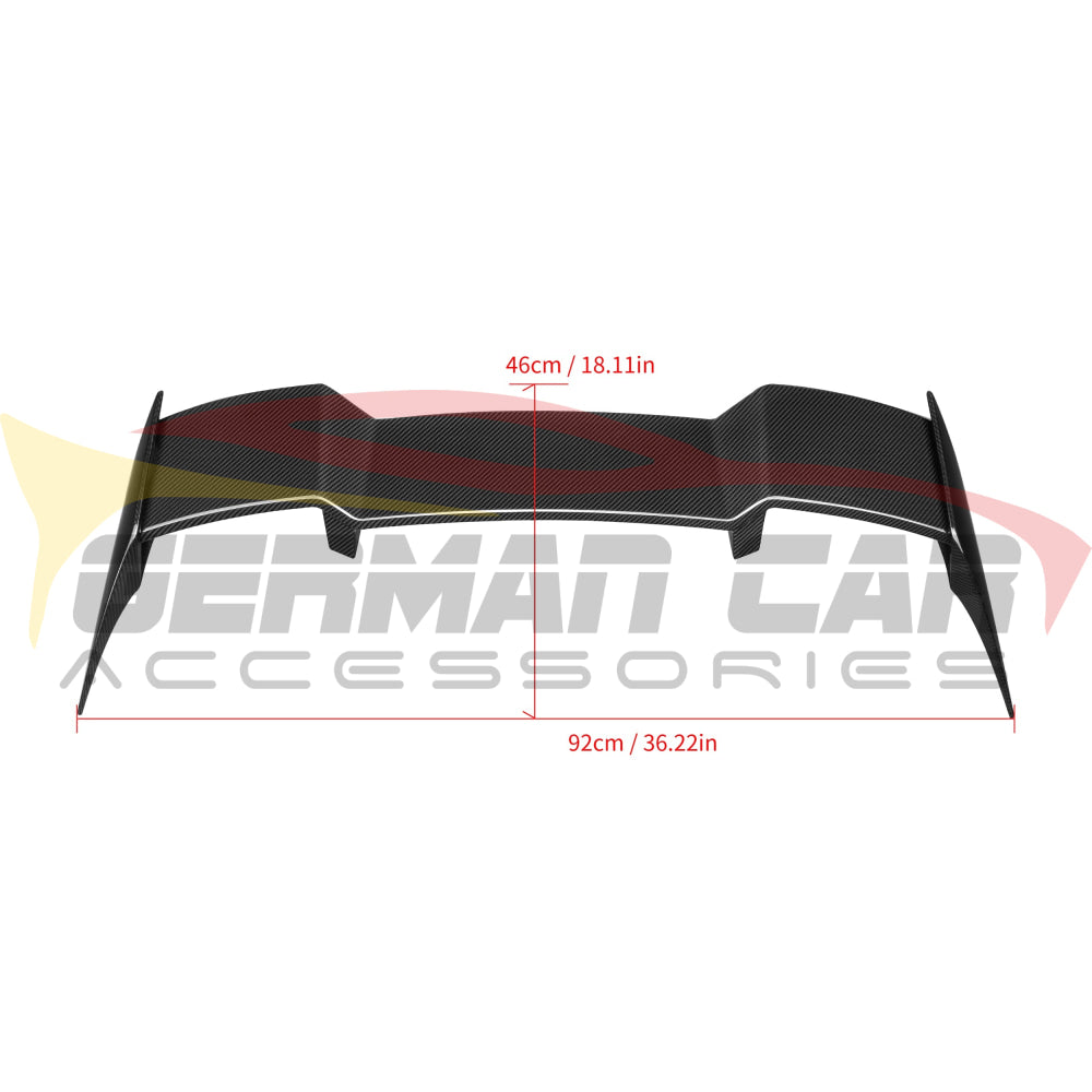 2025+ BMW X3 20/30/M50 Carbon Fiber Roof Spoiler | G45/G48 Roof Spoilers