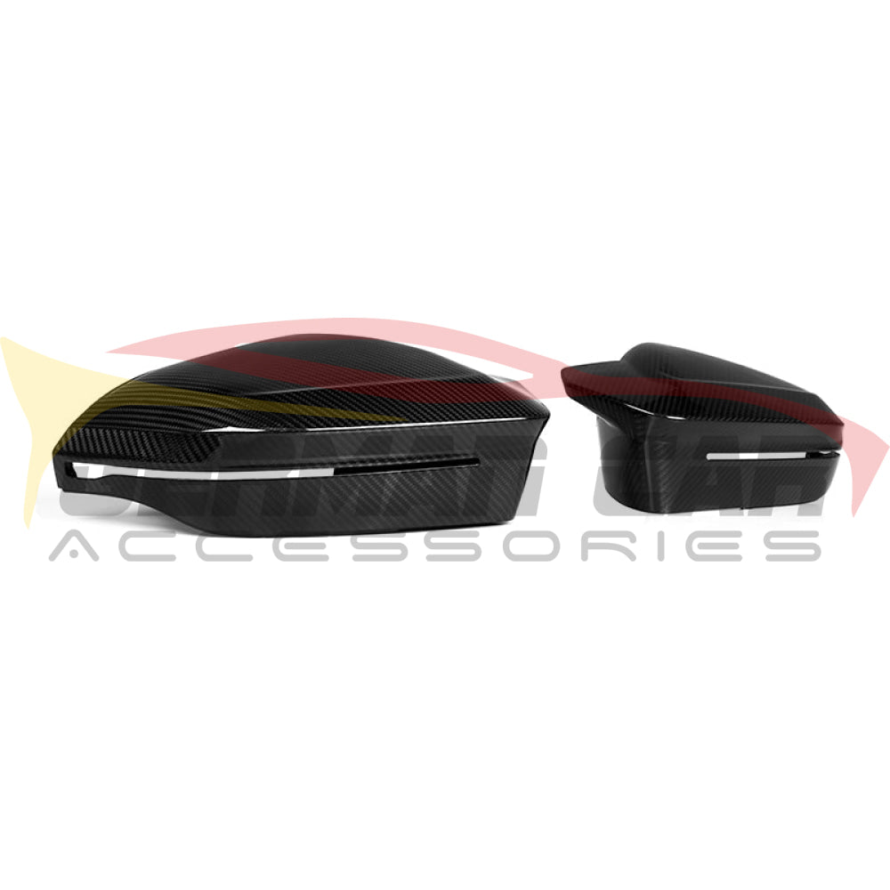 2024 + BMW 5-Series/M5 Carbon Fiber M Style Mirror Caps | G60/G90 Mirror Caps