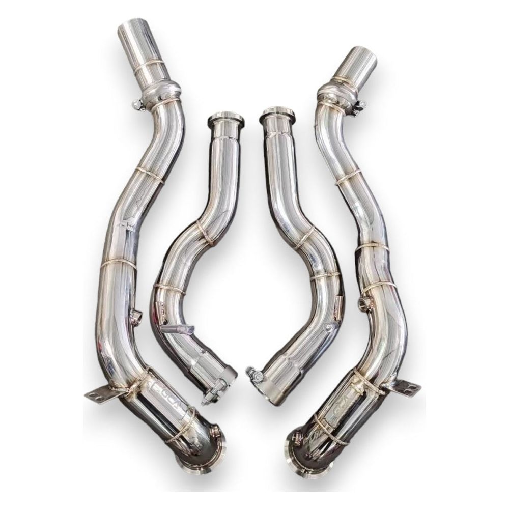 2025 + Mercedes G63 AMG Downpipes | W465 No Heat Shield / Racing Downpipe (No Cat) Downpipes