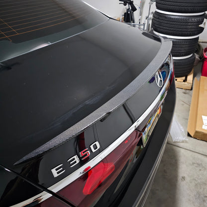2024+ Mercedes-Benz E-Class V2 Style Carbon Fiber Trunk Spoiler | W214