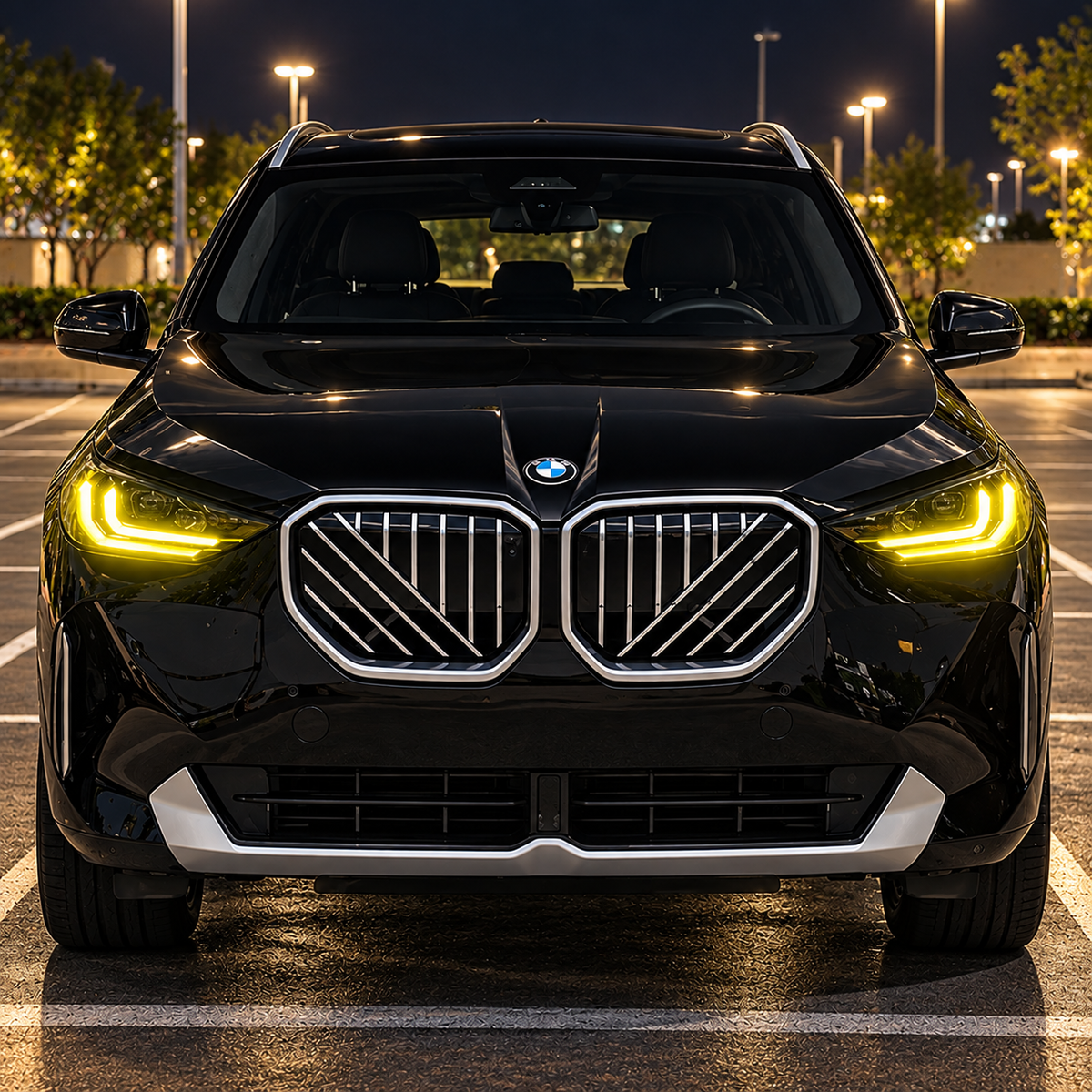2025+ BMW X3 CSL Style Headlights Yellow DRL Modules | G45