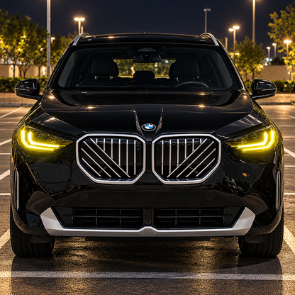 2025+ BMW X3 CSL Style Headlights Yellow DRL Modules | G45