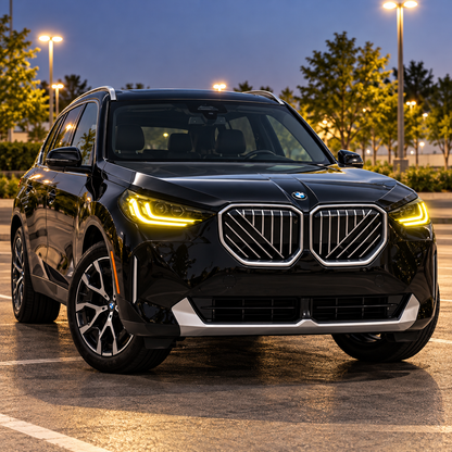 2025+ BMW X3 CSL Style Headlights Yellow DRL Modules | G45