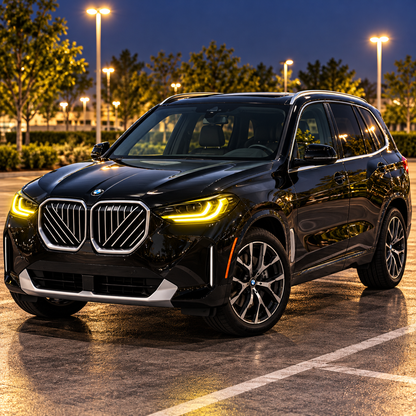 2025+ BMW X3 CSL Style Headlights Yellow DRL Modules | G45