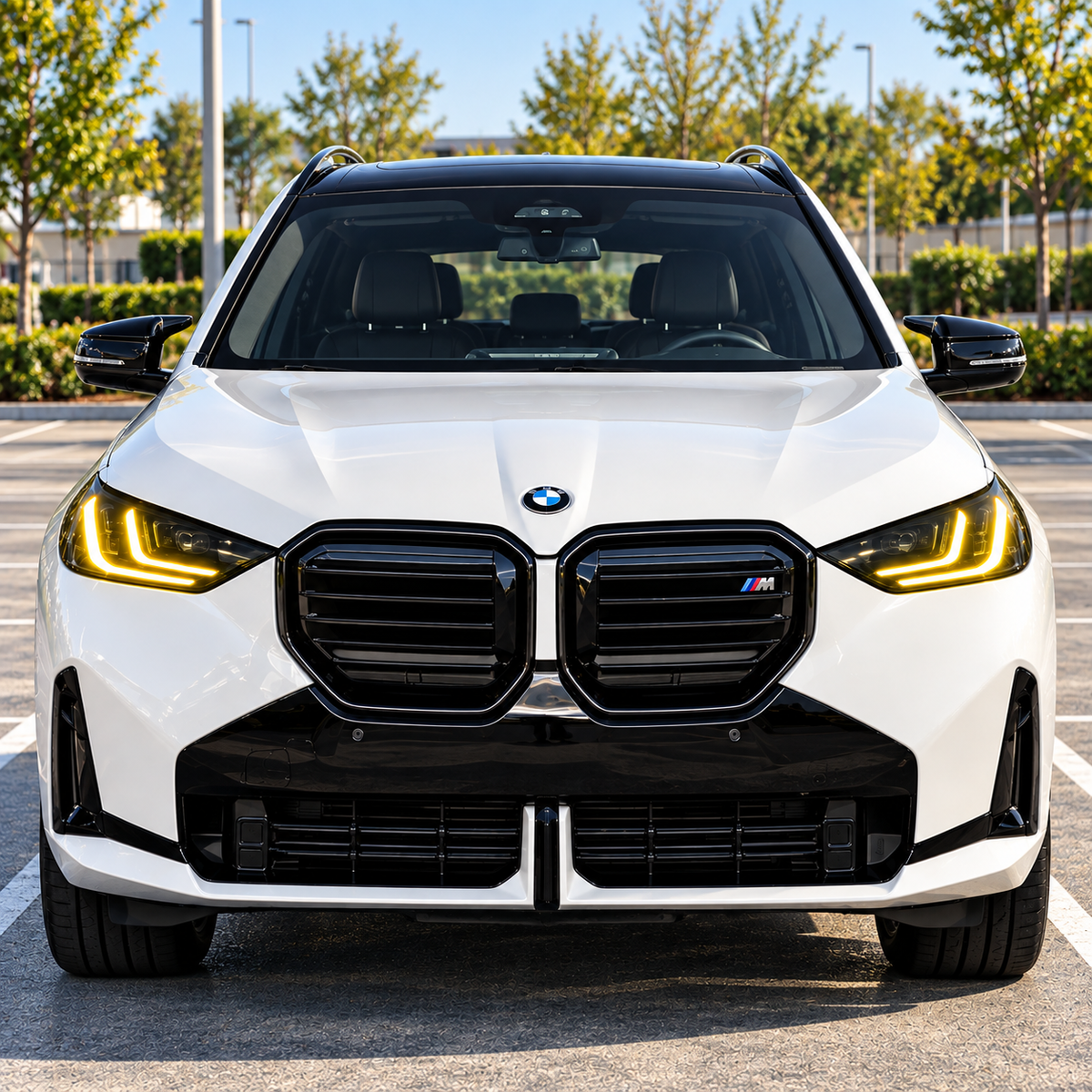 2025+ BMW X3 CSL Style Headlights Yellow DRL Modules | G45