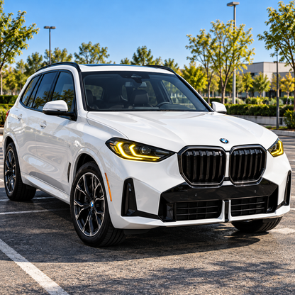 2025+ BMW X3 CSL Style Headlights Yellow DRL Modules | G45