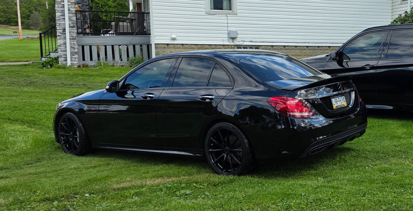 2015-2023 Mercedes-Benz C-Class Renntech Style Carbon Fiber Trunk Spoiler | W205