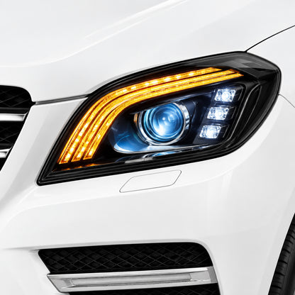 2012-2015 Mercedes-Benz ML-Class LED Headlights | W166 Pre-Facelift