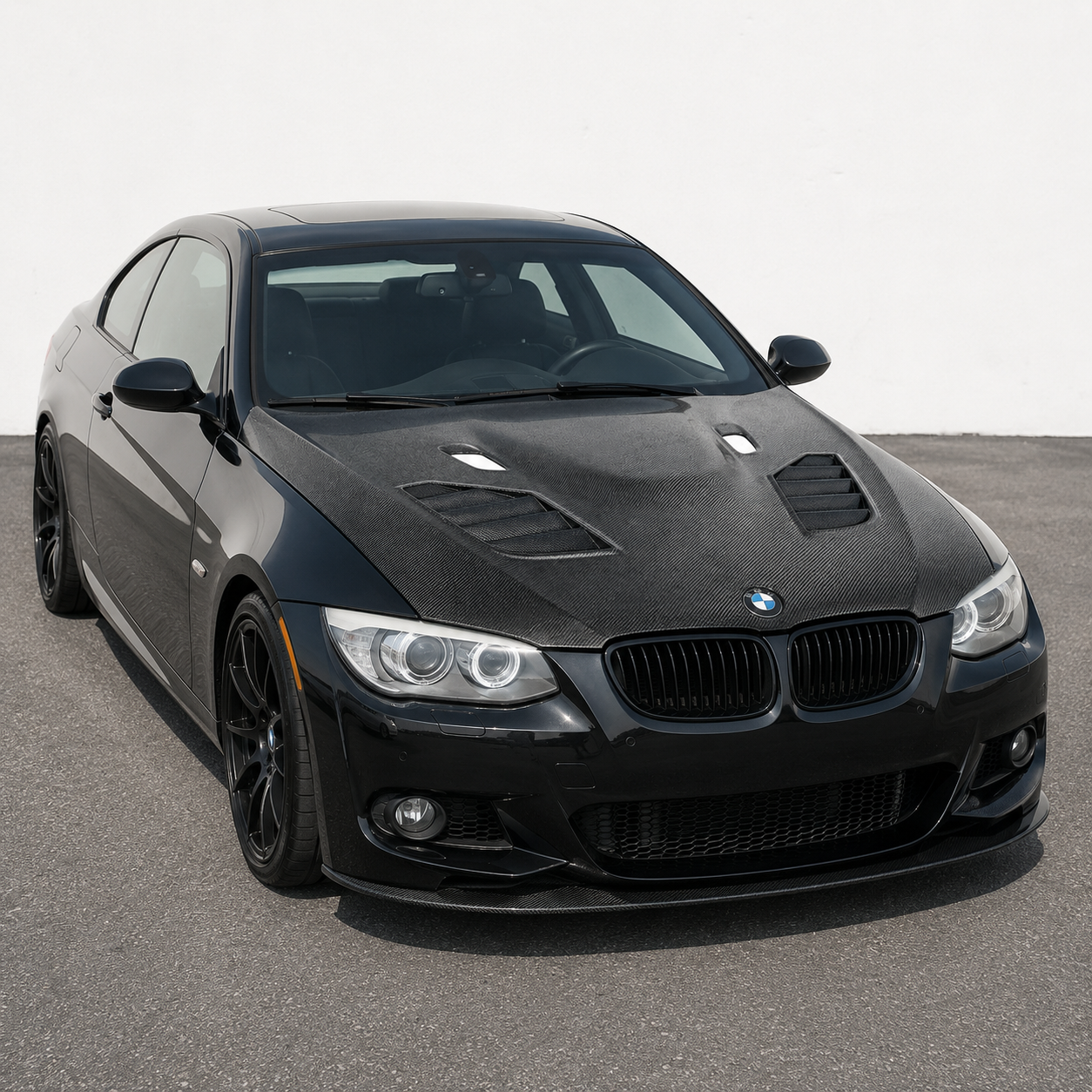 2011-2013 BMW 3-Series S Style Carbon Fiber Hood | E92/E93 LCI
