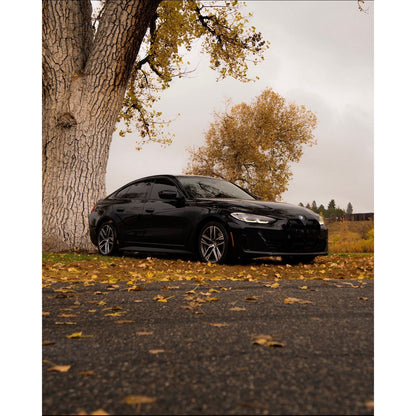 2021+ BMW 4-Series Gloss Black CSL Style Kidney Grilles | G26