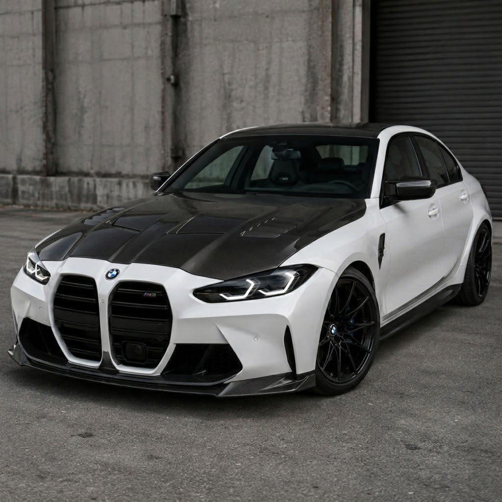 2021+ BMW M3/M4 V1 Style Carbon Fiber Hood | G80/G81/G82/G83
