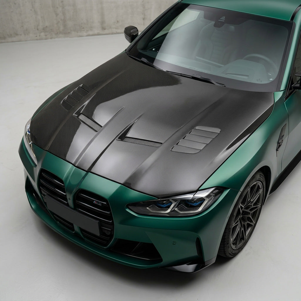 2021+ BMW M3/M4 V1 Style Carbon Fiber Hood | G80/G81/G82/G83