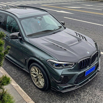 2019-2025 BMW X3/X4/X3M/X4M V Style Carbon Fiber Hood | G01/G02/F97/F98