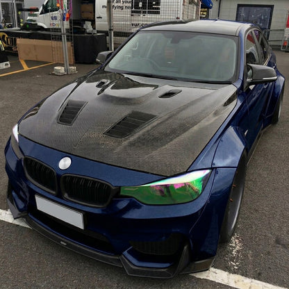 2012-2018 BMW 3-Series M Style Carbon Fiber Hood | F30/F31