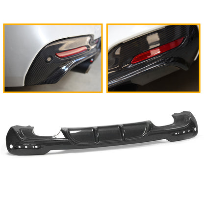 2014-2020 BMW 3-Series M Performance Style Carbon Fiber Quad Tip Rear Diffuser | F34 Gran Turismo