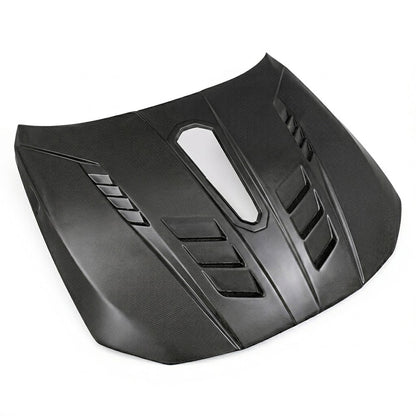 2021+ BMW 4-Series Glass Engine Cover V2 Style Carbon Fiber Hood | G22/G23/G26