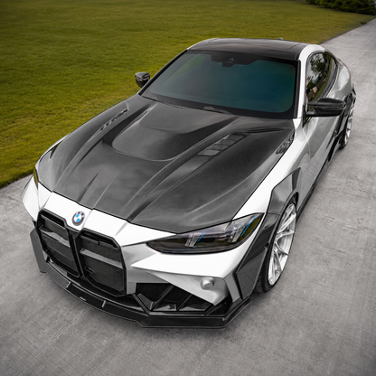 2021-2024 BMW 4-Series V1 Style Carbon Fiber Hood | G22/G23/G26