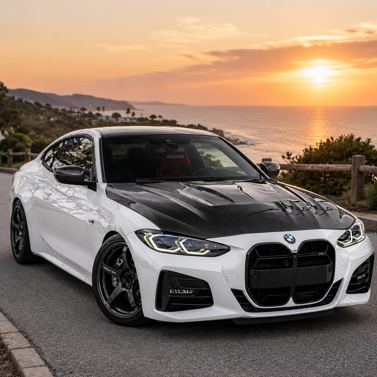 2021-2024 BMW 4-Series GTS Style Carbon Fiber Hood | G22/G23/G26