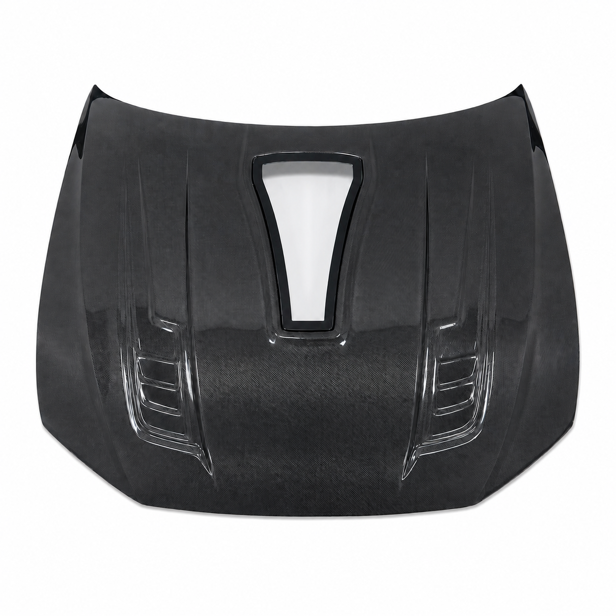 2019+ Audi A7/S7/RS7 Glass Engine Cover V1 Style Carbon Fiber Hood | C8