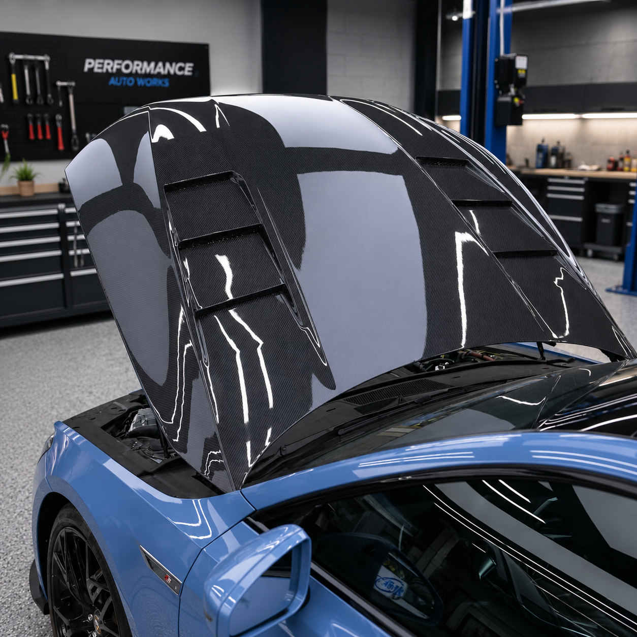2019+ Audi A7/S7/RS7 V Style Carbon Fiber Hood | C8