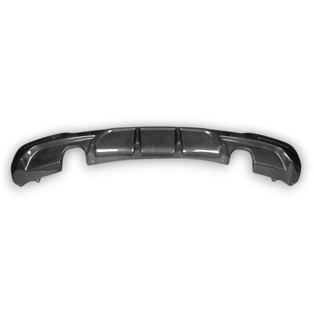 2014-2020 BMW 3-Series M Performance Style Carbon Fiber Dual Tip Rear Diffuser | F34 Gran Turismo