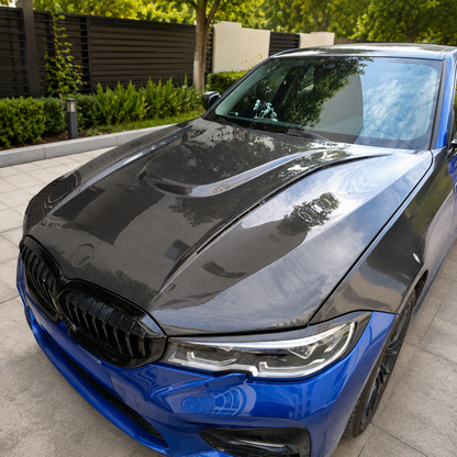 2019+ BMW 3-Series H Style Carbon Fiber Hood | G20/G21