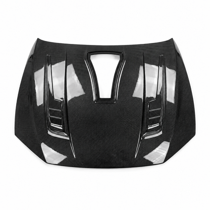 2019-2025 Audi RS6 Glass Engine Cover Carbon Fiber Hood | C8
