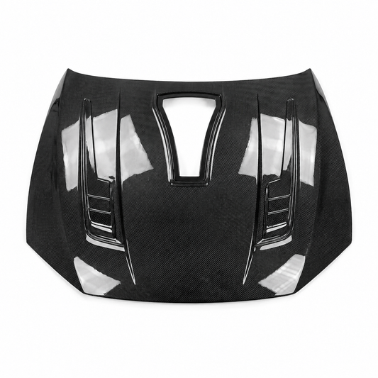 2019-2025 Audi RS6 Glass Engine Cover Carbon Fiber Hood | C8