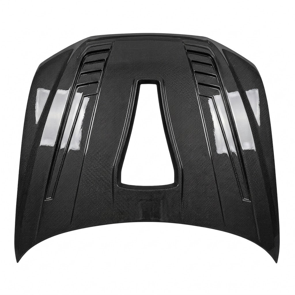2019-2025 Audi RS6 Glass Engine Cover Carbon Fiber Hood | C8