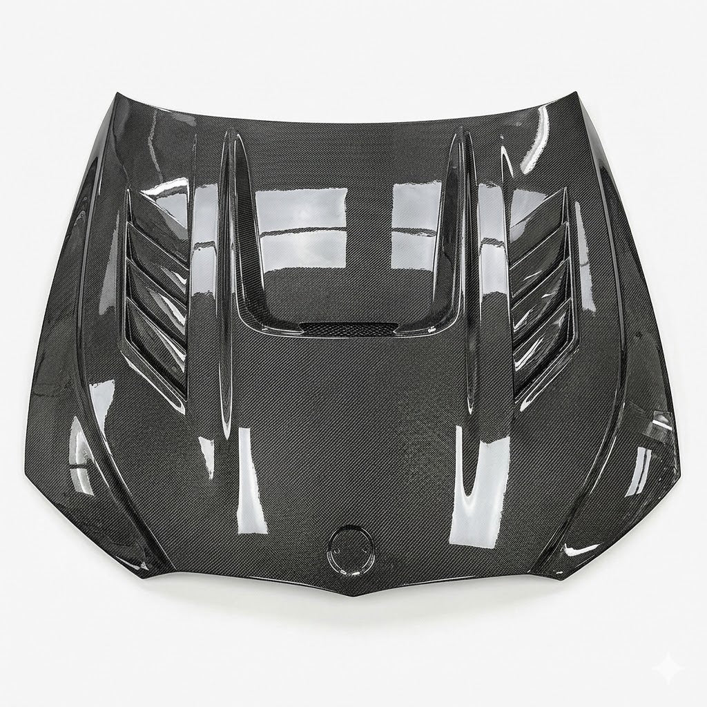 2019+ BMW 3-Series V Style Carbon Fiber Hood | G20/G21