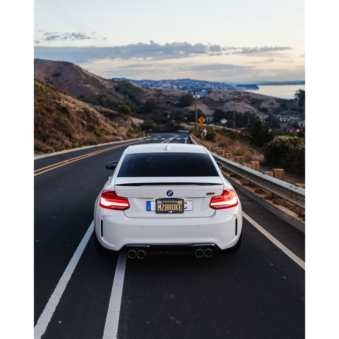 2016-2021 BMW M2 Performance Style Carbon Fiber Trunk Spoiler | F87