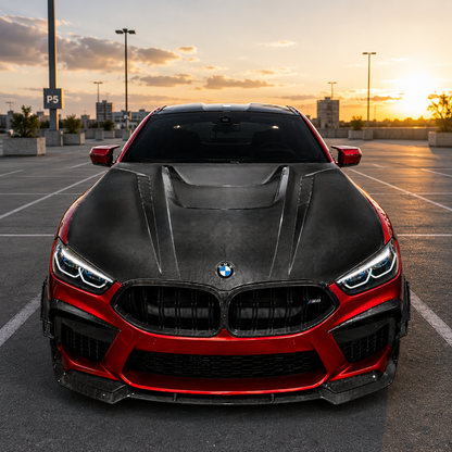 2019+ BMW 8-Series/M8 C Style Carbon Fiber Hood | G14/G15/G16/F91/F92/F93