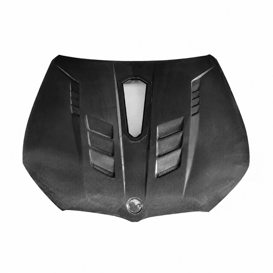 2019+ BMW 8-Series/M8 Glass Engine Cover V2 Carbon Fiber Hood | G14/G15/G16/F91/F92/F93