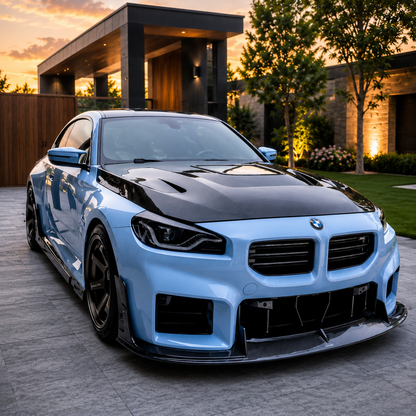 2022+ BMW 2-Series/M2 Glass Engine Cover Carbon Fiber Hood | G42/G87