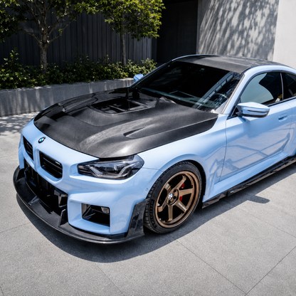 2022+ BMW 2-Series/M2 Glass Engine Cover Carbon Fiber Hood | G42/G87