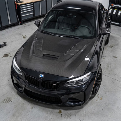 2014-2021 BMW 2-Series N Style Carbon Fiber Hood | F22/F23/F87
