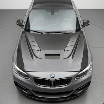 2014-2021 BMW 2-Series N Style Carbon Fiber Hood | F22/F23/F87