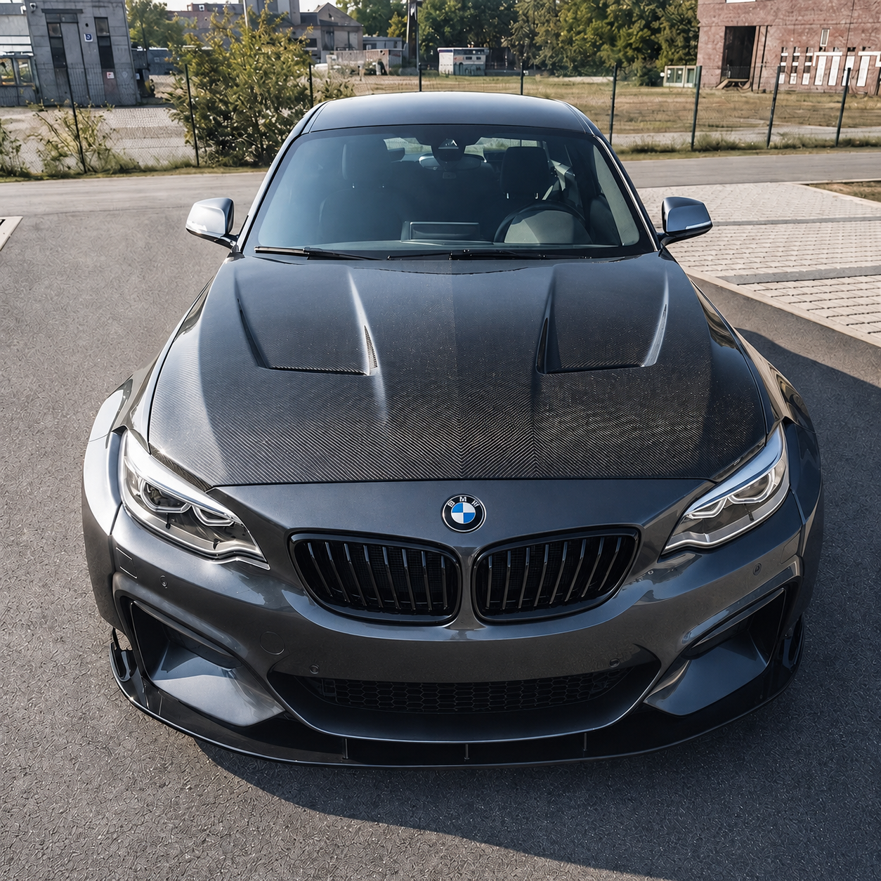 2014-2021 BMW 2-Series A Style Carbon Fiber Hood | F22/F23/F87