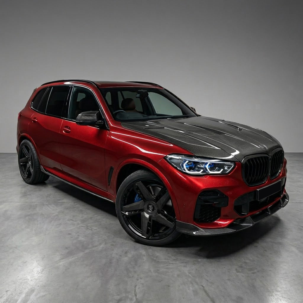2019+ BMW X5/X6 LD Style Carbon Fiber Hood | G05/G06